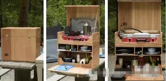 木工教程：自己动手做一个移动厨房的方法