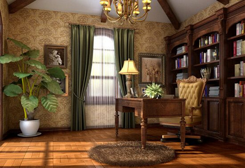 书房布置三宝之书桌、书柜、座椅风水