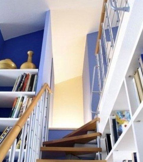 蓝白色调单身现代公寓 满室的精彩