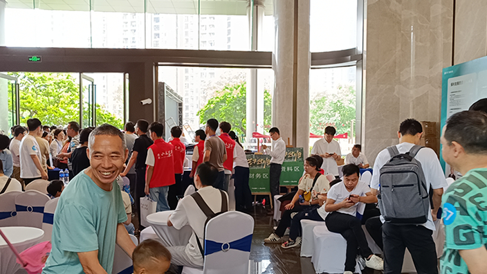 心悦交付|八块钱网集团广州分公司于金科景业·瀚景园开展驻点活动